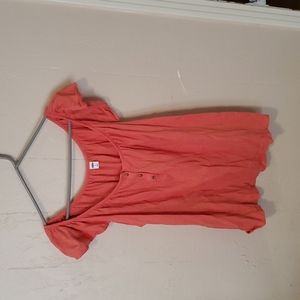 Coral Blouse
